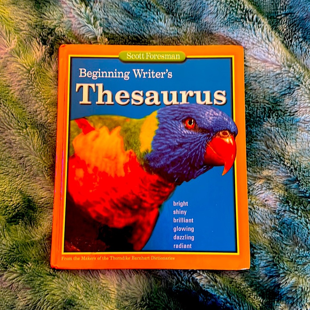 It’s a Thesaurus book by Scott Foresman